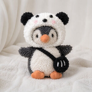 Amusable peanut/Small peanut penguin outfit - Floppy Puppy Hood & Crossbody Bag